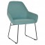 Bianca Waiting Room Chair Black Sled Base