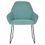 Bianca Waiting Room Chair Black Sled Base