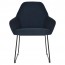 Bianca Waiting Room Chair Black Sled Base