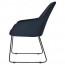 Bianca Waiting Room Chair Black Sled Base