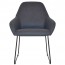 Bianca Waiting Room Chair Black Sled Base