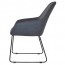 Bianca Waiting Room Chair Black Sled Base