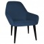 Bianca Dining Chair Black Steel Legs