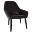 Bianca Dining Chair Black Wood Legs