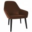 Bianca Dining Chair Black Wood Legs