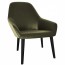 Bianca Dining Chair Black Wood Legs