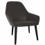 Bianca Dining Chair Black Wood Legs