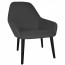Bianca Dining Chair Black Wood Legs