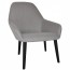 Bianca Dining Chair Black Wood Legs