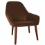Bianca Dining Chair Walnut Wood Legs