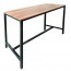 Black Beer Garden Outdoor Bar Table and Stools