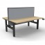 Boost Crank Manual Height Adjustable Back to Back Workstation