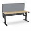 Boost Light Single Sided Desk Workstation With Screen BLI1PWS1275 NO/BL-1200