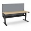 Boost Light Single Sided Desk Workstation With Screen and Cable Tray BLI1PWSCT1275 NO/BL-1200