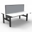 Boost Plus Back to Back Workstation With Screen B+2PWS1275 NW/BL-1200