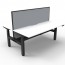 Boost Plus Back to Back Workstation With Screen and Cable Tray B+2PWSCT1275 NW/BL-1200