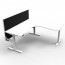 Boost Plus Corner Workstation With Screen B+CNRWS1P1515 NW/WS-1515
