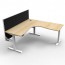 Boost Plus Corner Workstation With Screen B+CNRWS1P1515 NO/WS-1515