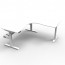Boost Plus Corner Workstation With Cable Tray B+CNRCT1P1515 NO/BL-1515