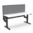 Boost Plus Single Sided Workstation With Screen B+1PWS1275 NW/BL-1275