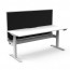 Boost Plus Single Sided Workstation With Screen and Cable Tray B+1PWSCT1275 NW/WS-1200