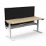 Boost Plus Single Sided Workstation With Screen and Cable Tray B+1PWSCT1275 NO/WS-1200