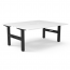 Boost Static Back to Back Desk Workstation SB2P1275 NW/BL-1200