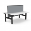 Boost Static Back to Back Desk Workstation With Screen SB2PWS1275 NW/BL-1200