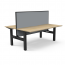 Boost Static Back to Back Desk Workstation With Screen SB2PWS1275 NO/BL-1200