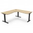 Boost Static Corner Desk Workstation SBCNR1P1515 NO/BL-1515
