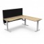 Boost Static Corner Desk Workstation With Screen SBCNRWS1P1515 NO/WS-1515