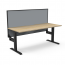 Boost Static Single Sided Desk Workstation With Screen SB1PWS1275 NO/BL-1200