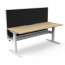 Boost Static Single Sided Desk Workstation With Screen and Cable Tray SB1PWSCT1275 NO/WS-1200