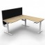 Boost Crank Manual Height Adjustable Corner Workstation