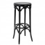 Bentwood Bar Stool with Padded Seat 