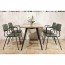 Capri Leather Dining Arm Chair