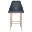 Carmen Bar Stool Birch Steel Legs 75cm