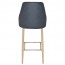 Carmen Bar Stool Birch Steel Legs 75cm