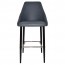 Carmen Bar Stool Black Steel Legs 75cm