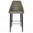Carmen Bar Stool Black Steel Legs 75cm