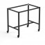 Celia Outdoor Steel Bar Table Frame with Castors