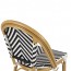 Chevron Wicker Outdoor Bar Stool 75cm