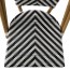 Chevron Wicker Outdoor Bar Stool 75cm