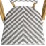 Chevron Wicker Outdoor Bar Stool 75cm