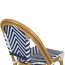 Chevron Wicker Outdoor Bar Stool 75cm