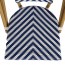 Chevron Wicker Outdoor Bar Stool 75cm