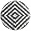 Chevron Wicker Outdoor Bar Stool Stackable