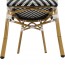 Chevron Wicker Outdoor Chair