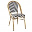 Chevron Wicker Outdoor Chair