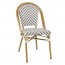 Chevron Wicker Outdoor Chair